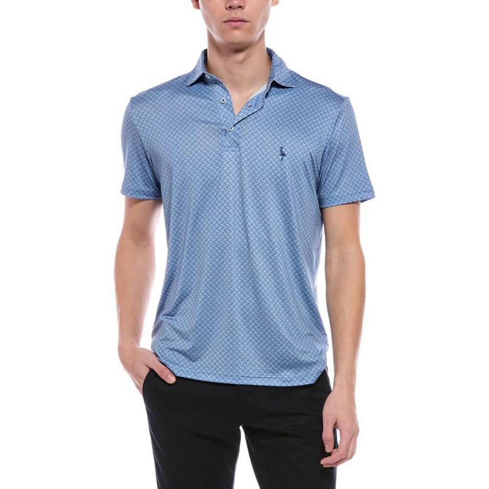 Tailorbyrd Mens  Footballs Performance Polo Shirt, Blue